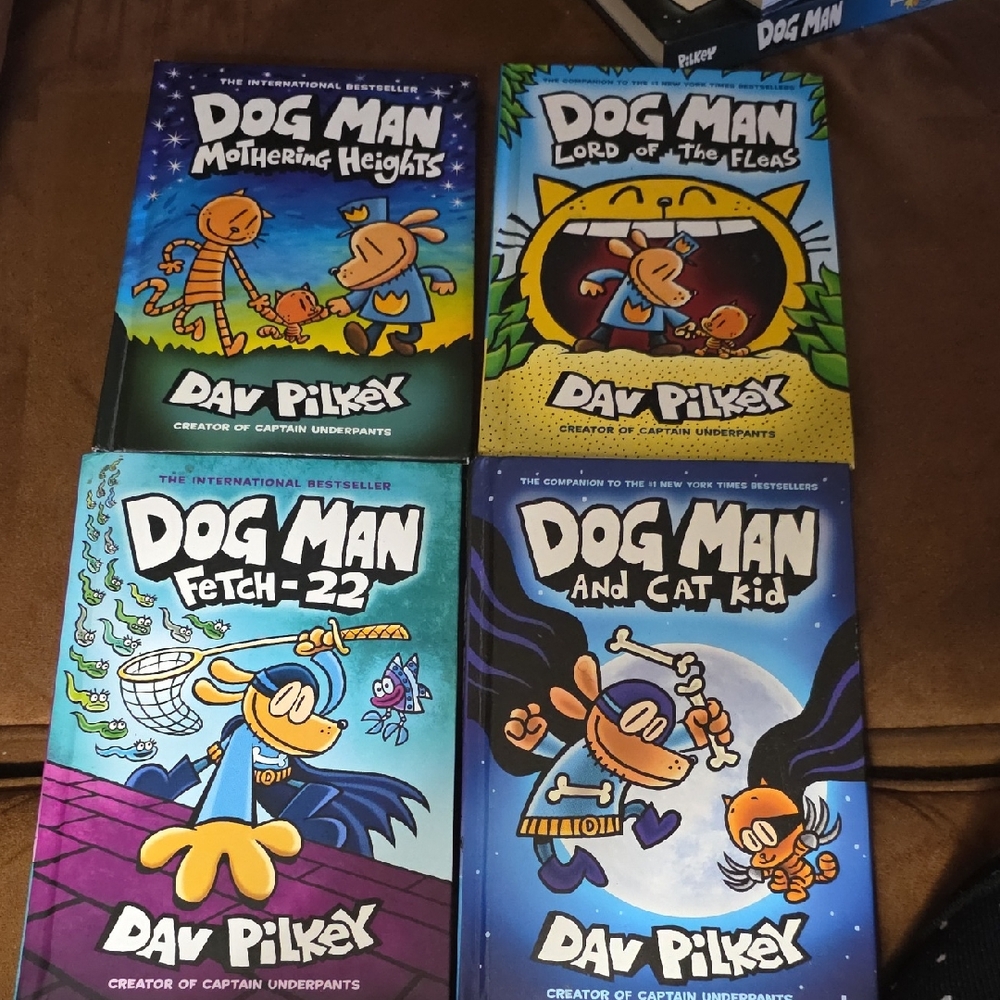 Dog Man Book Set by - Vibrant Covers